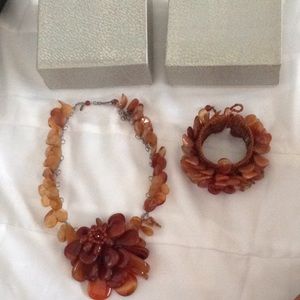 Bracelet and necklace